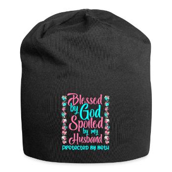 Gott Bund, Psalm, Christian - Jersey-Beanie - Schwarz - Vorne
