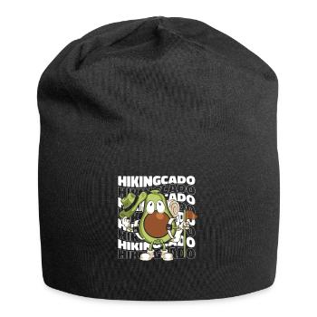 Hiking Trekking Hikers - Jersey Beanie - black - Front