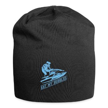 Jetski Jet Ski Motorschlitten - Jersey-Beanie - Schwarz - Vorne