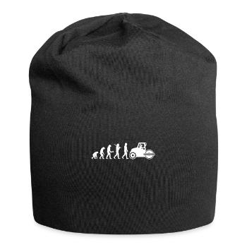 Asphaltbauer Asphaltierer Schwarzstraßenbauer - Jersey-Beanie - Schwarz - Vorne