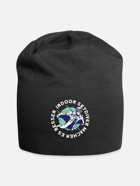 Indoor-Skydiving - Jersey-Beanie - Schwarz