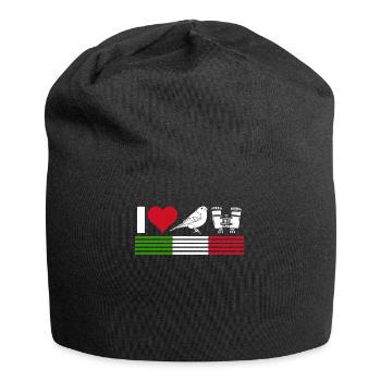 Bird watching, ornithology - Jersey Beanie - black - Front