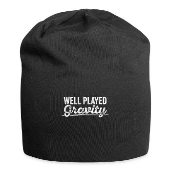 Gebrochener Arm Spruch - Ambruch Fraktur Gipsarm - Jersey-Beanie - Schwarz - Vorne