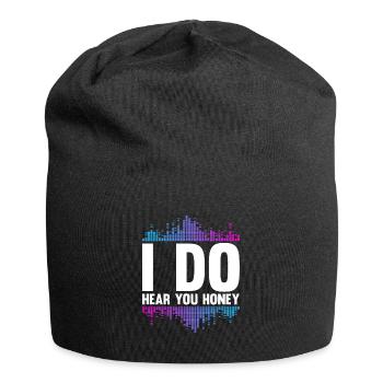 Tontechniker Sound Audio Engineer - Jersey-Beanie - Schwarz - Vorne
