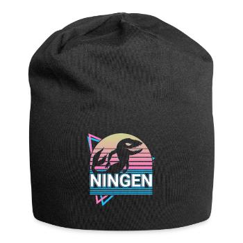 Ningen Kryptide Kryptozoologie Retro - Jersey-Beanie - Schwarz - Vorne