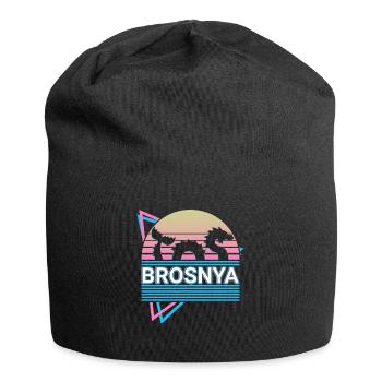 Brosnya Kryptide Kryptozoologie Retro - Jersey-Beanie - Schwarz - Vorne