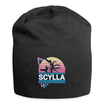 Scylla Skylla Altgriechische Mythologie Retro - Jersey-Beanie - Schwarz - Vorne