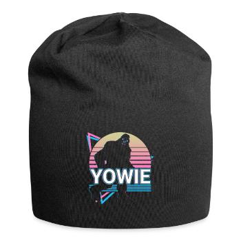 Yowie Kryptide Kryptozoologie Retro - Jersey-Beanie - Schwarz - Vorne