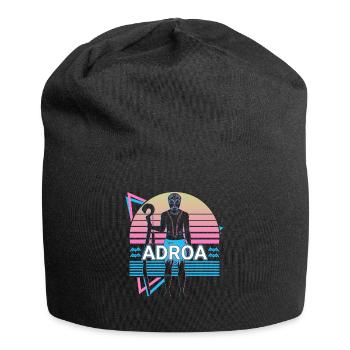 Adroa Afrikanischer Gott Alte Afrikanische Mytholo - Jersey-Beanie - Schwarz - Vorne