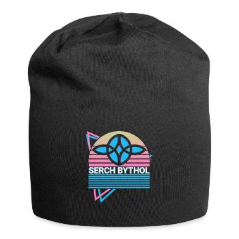 Serch Bythol Nœud Celtique Rétro - Bonnet en jersey - noir - Devant