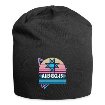 Auseklis Latvian Symbol Antique Symbols Retro - Jersey Beanie - black - Front