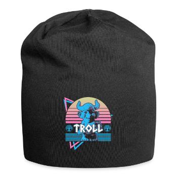 Troll Norse Mythology Norse Troll Nordis - Jersey Beanie - black - Front