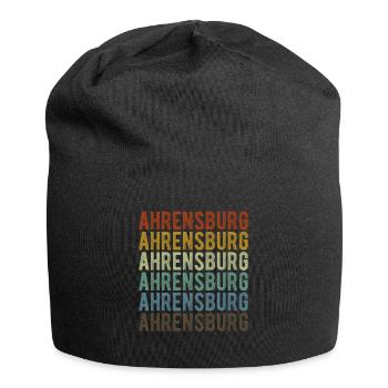 Ahrensburg Stadt Retro Vintage - Jersey-Beanie - Schwarz - Vorne
