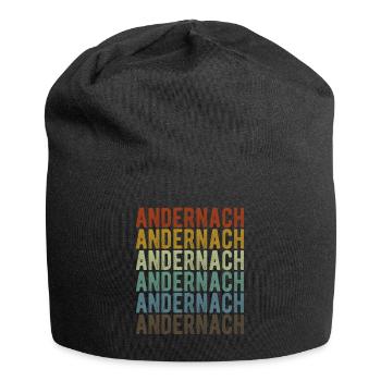 Andernach Stadt Retro Vintage - Jersey-Beanie - Schwarz - Vorne