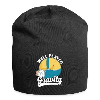 Gebrochener Arm Spruch - Fraktur Gipsarm - Jersey-Beanie - Schwarz - Vorne