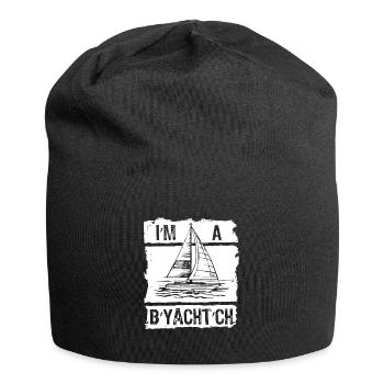 Seglen Segelboot Segler - Jersey-Beanie - Schwarz - Vorne