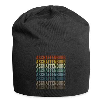 Aschaffenburg City Retro Vintage - Jersey Beanie - black - Front