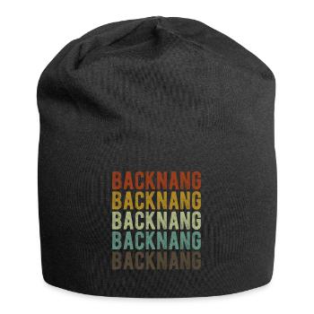 Backnang City Retro Vintage - Jersey Beanie - black - Front