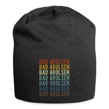Bad Arolsen Stadt Retro Vintage - Jersey-Beanie - Schwarz - Vorne