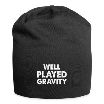 Gebrochener Arm Spruch - Fraktur Gipsarm - Jersey-Beanie - Schwarz - Vorne