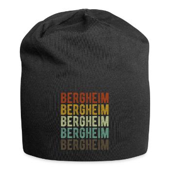 Bergheim City Retro Vintage - Jersey Beanie - black - Front