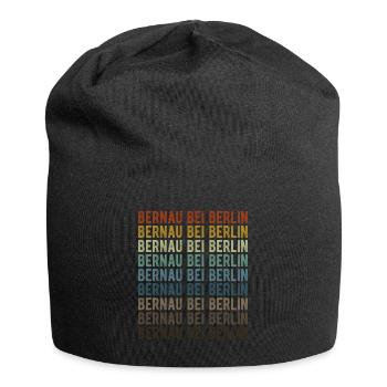 Bernau bei Berlin Stadt Retro Vintage - Jersey Beanie - black - Front