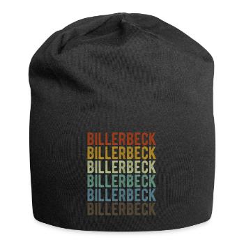 Billerbeck Stadt Retro Vintage - Jersey-Beanie - Schwarz - Vorne