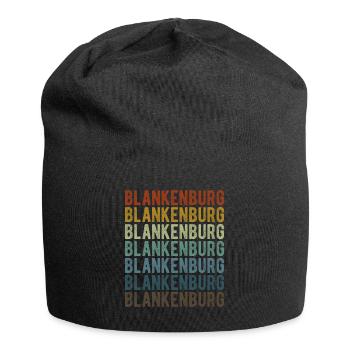 Blankenburg Stadt Retro Vintage - Jersey-Beanie - Schwarz - Vorne