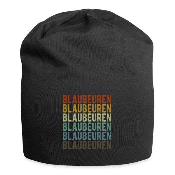 Blaubeuren Stadt Retro Vintage - Bonnet en jersey - noir - Devant
