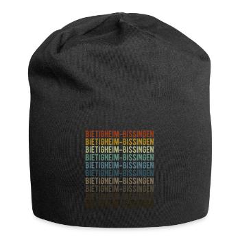 Bietigheim-Bissingen Stadt Retro Vintage - Jersey-Beanie - Schwarz - Vorne