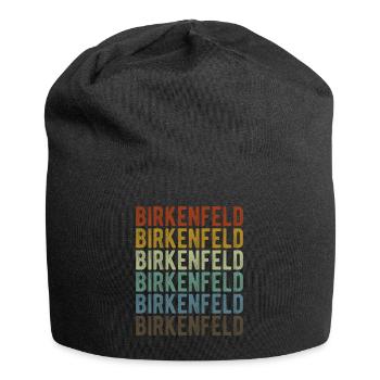 Birkenfeld Stadt Retro Vintage - Jersey-Beanie - Schwarz - Vorne
