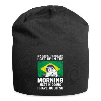 Martial Arts BJJ Brazilian Jiu Jitsu - Jersey-Beanie - Schwarz - Vorne