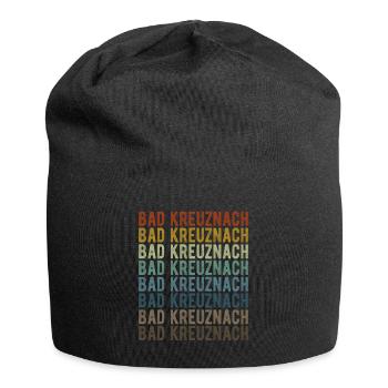 Bad Kreuznach Stadt Retro Vintage - Jersey-Beanie - Schwarz - Vorne