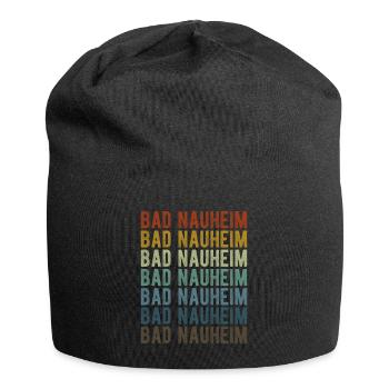 Bad Nauheim Stadt Retro Vintage - Jersey-Beanie - Schwarz - Vorne