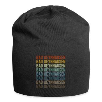 Bad Oeynhausen Stadt Retro Vintage - Jersey-Beanie - Schwarz - Vorne