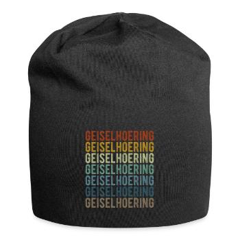 Geiselhoering City Retro Vintage - Bonnet en jersey - noir - Devant