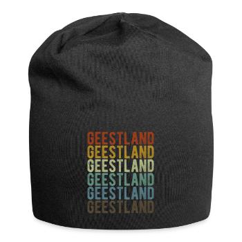 Geestland City Retro Vintage - Jersey Beanie - black - Front