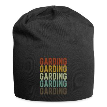 Garding City Retro Vintage - Bonnet en jersey - noir - Devant