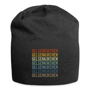 Gelsenkirchen City Retro Vintage - Bonnet en jersey - noir - Devant