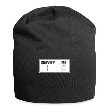 Gebrochener Arm Spruch - Fraktur Gipsarm - Jersey-Beanie - Schwarz - Vorne