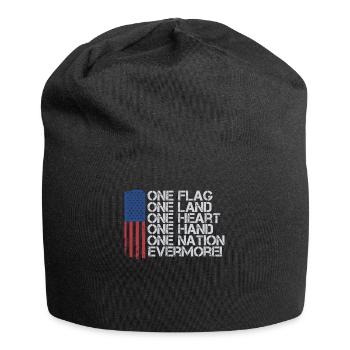 US patriotic quotes, patriot, patriots - Jersey Beanie - black - Front