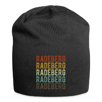 Radeberg Stadt Retro Vintage - Jersey-Beanie - Schwarz - Vorne