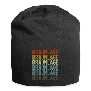 Braunlage Stadt Retro Vintage - Jersey-Beanie - Schwarz - Vorne
