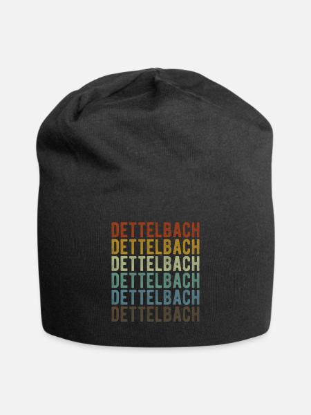 Dettelbach Stadt Retro Vintage - Jersey-Beanie - Schwarz