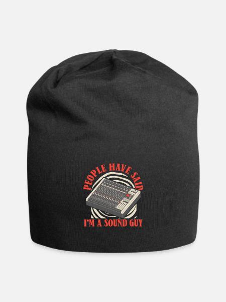 Tontechniker Sound Audio Engineer - Jersey-Beanie - Schwarz