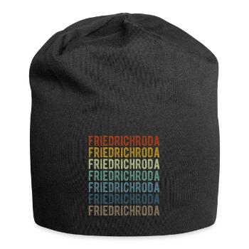 Friedrichroda Stadt Retro Vintage - Jersey-Beanie - Schwarz - Vorne