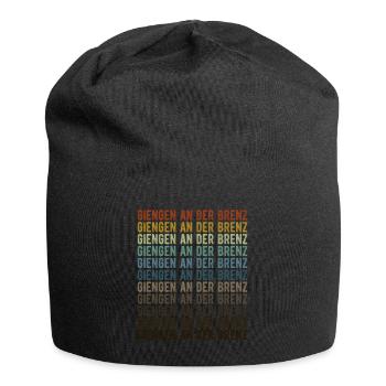 Giengen an der Brenz Stadt Retro Vintage - Jersey Beanie - black - Front