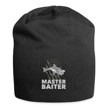 Master Baiter - Wels Catfish Hunter - Jersey-Beanie - Schwarz - Vorne