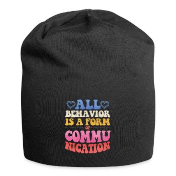 ABA -Therapeut, ABA -Therapie, Therapeut, SPEd - Jersey-Beanie - Schwarz - Vorne