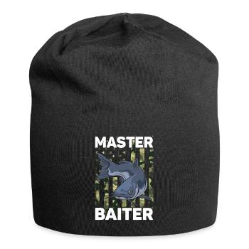 Master Baiter - Wels Catfish Hunter - Jersey-Beanie - Schwarz - Vorne